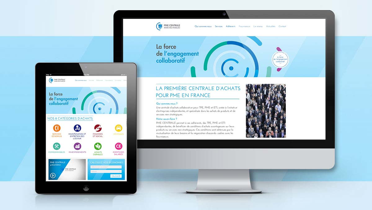Agence Comete création Site internet Institutionnel : Site internet pour PME Centrale