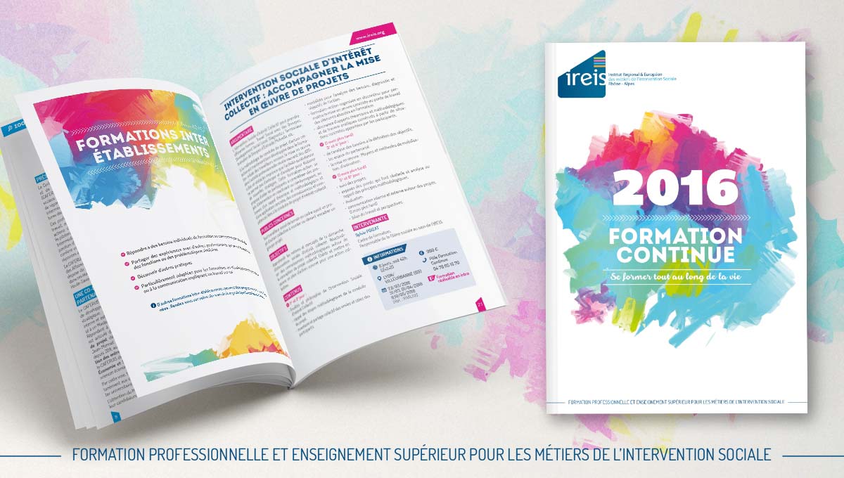 Agence Comete Création  Catalogue de formation 2016 - IREIS Lyon