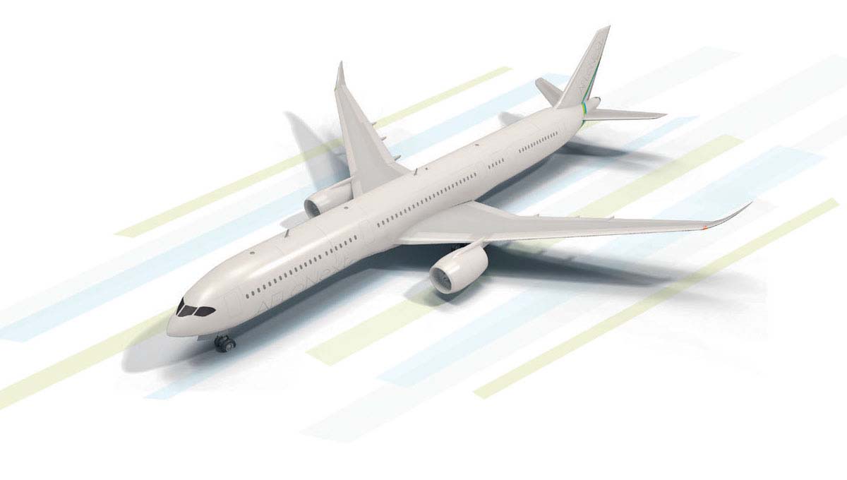 Agence Comete création modélisation 3D - aéronautique : Modélisation 3D pour Aflonext