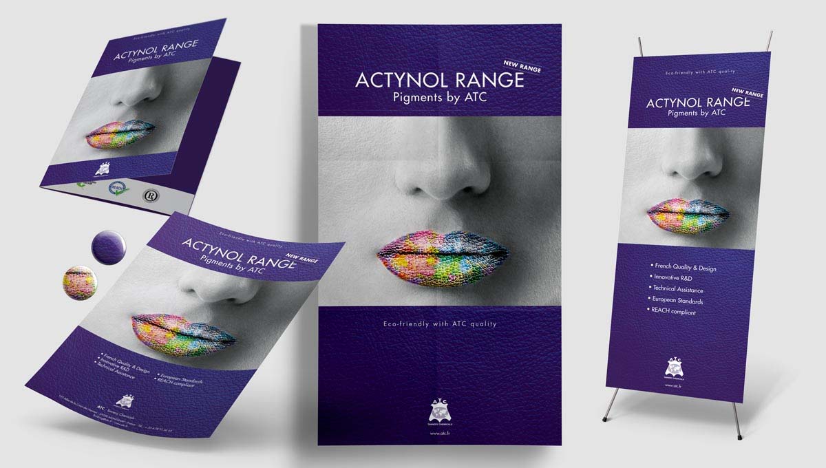 Création Plaquette / Dépliant / Livret ATC - Actynol Range Lyon