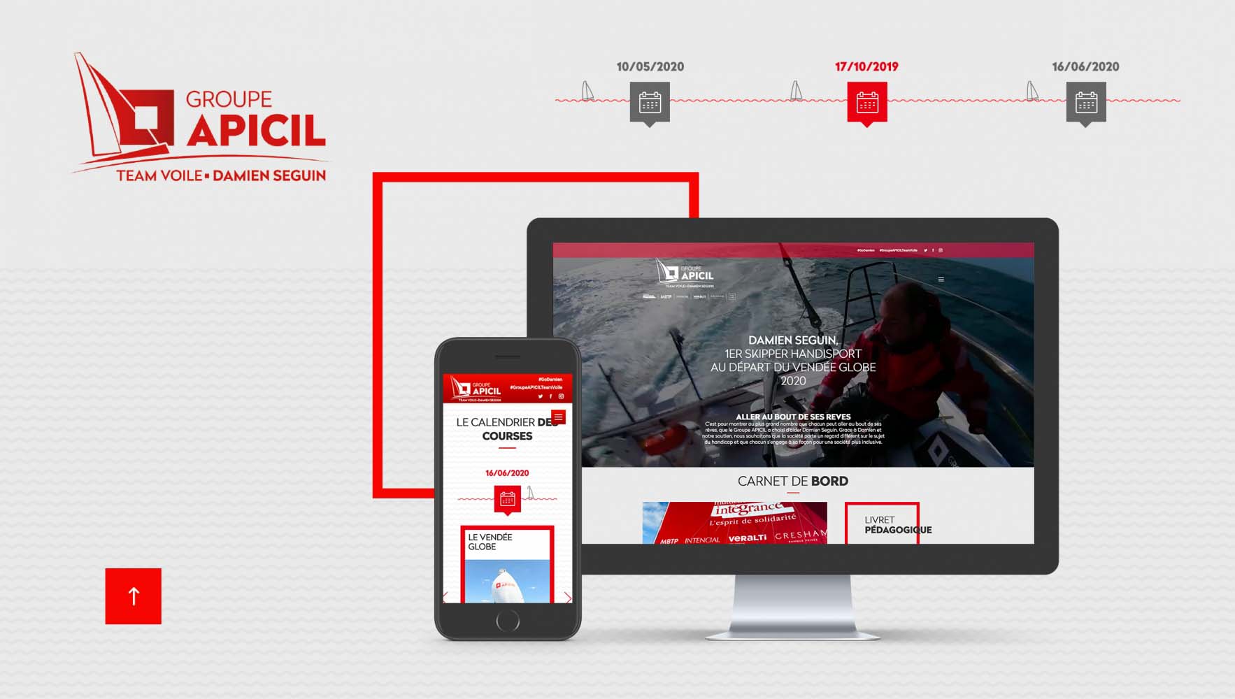 Agence Comete création Site internet wordpress sponsoring - UX/UI : Site internet pour APICIL