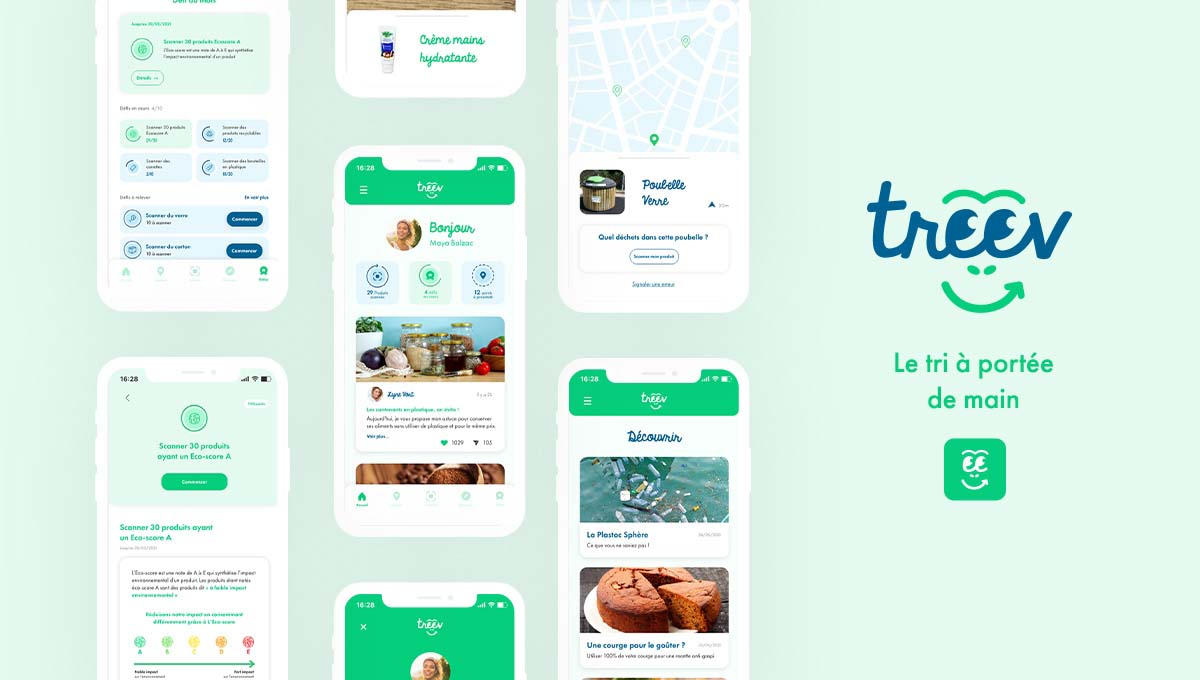  Création  Refonte identité & application mobile - Only Vert Lyon