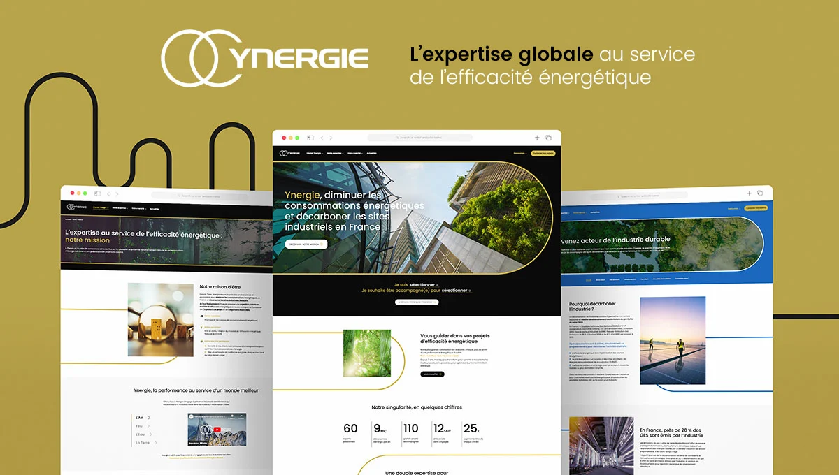  Création  Refonte site Wordpress - Ynergie Lyon