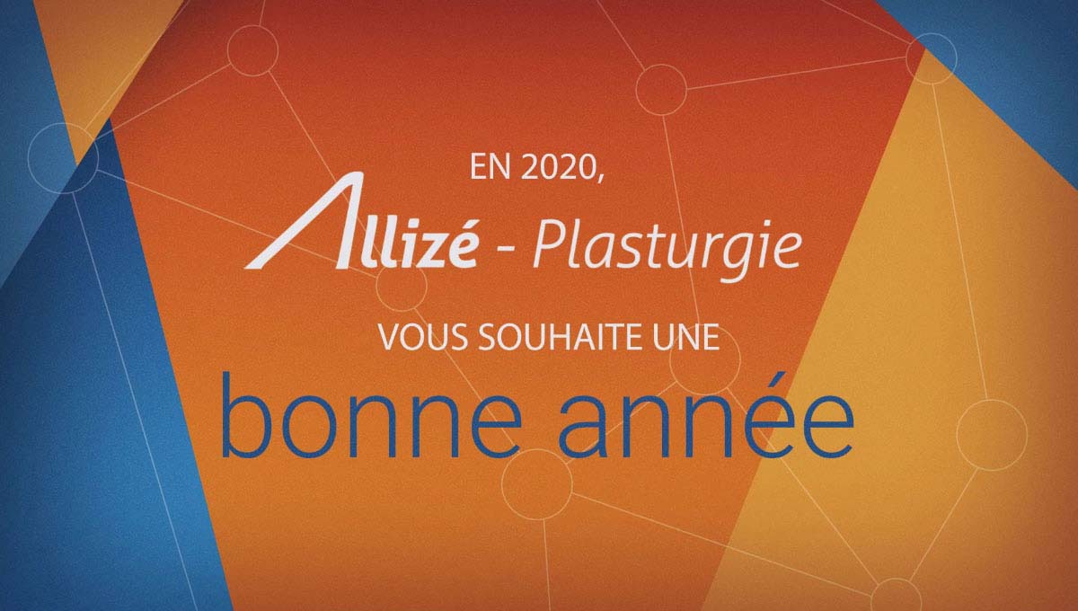 Agence Comete Création  Motion vœux 2020 Syndicat - Allizé Plasturgie Lyon