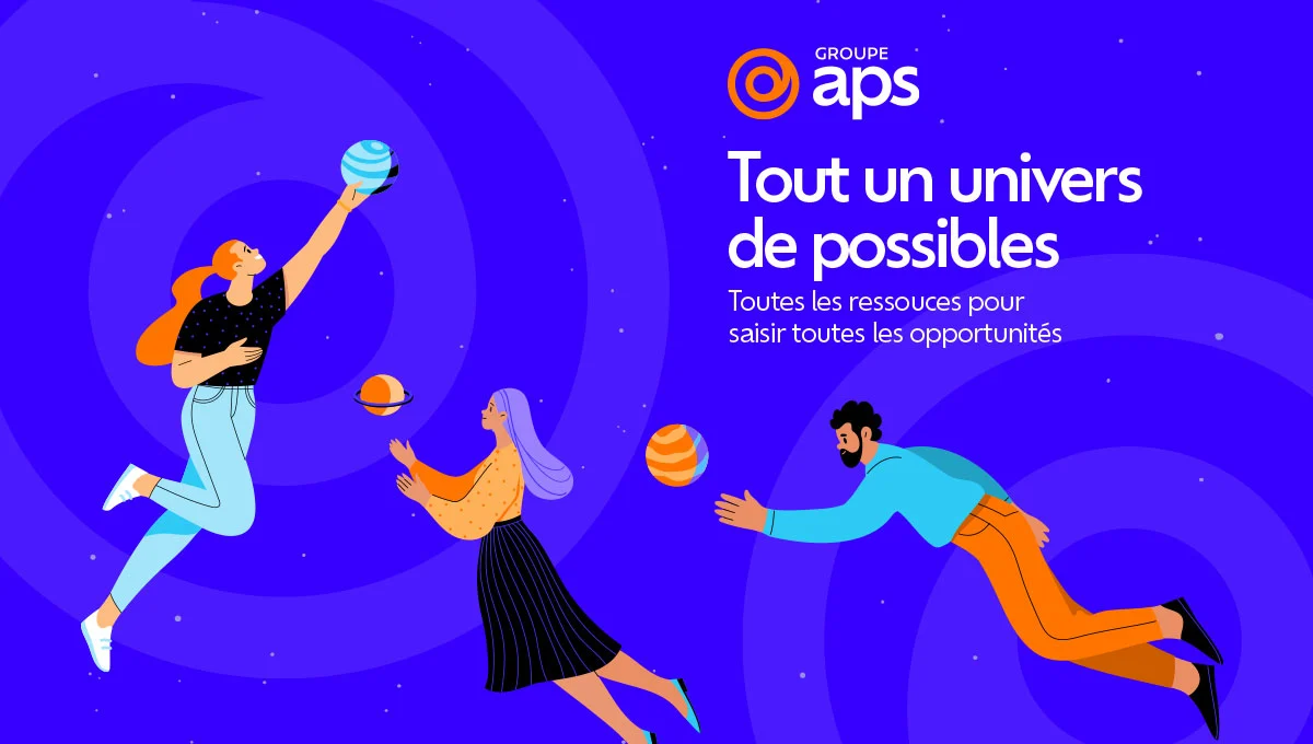  Création  Rebranding de marque - Groupe APS Lyon