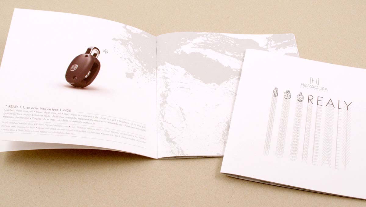 Agence Comete création Catalogue produit - 8 pages : Catalogue / Rapport / Guide pour Heraclea