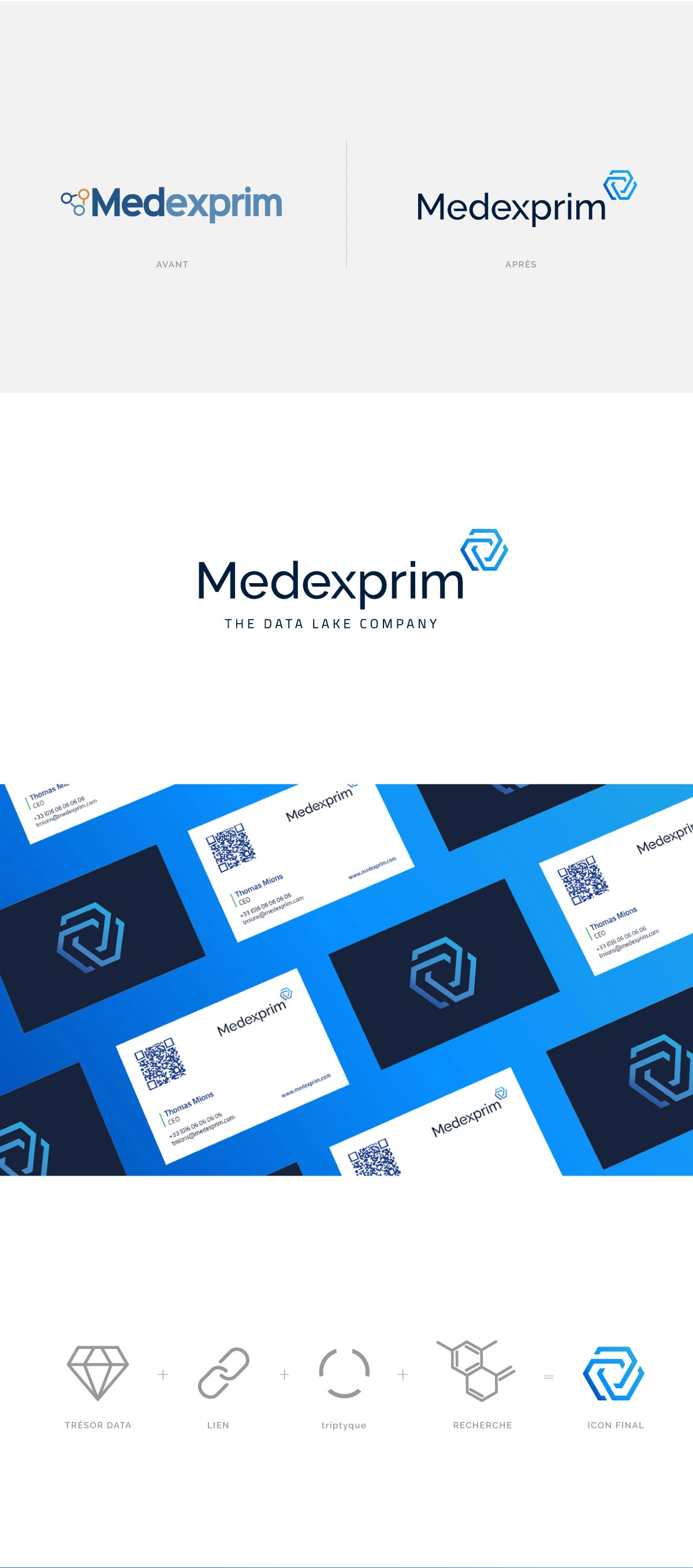 Agence Comete création Refonte logotype :  pour Medexprim