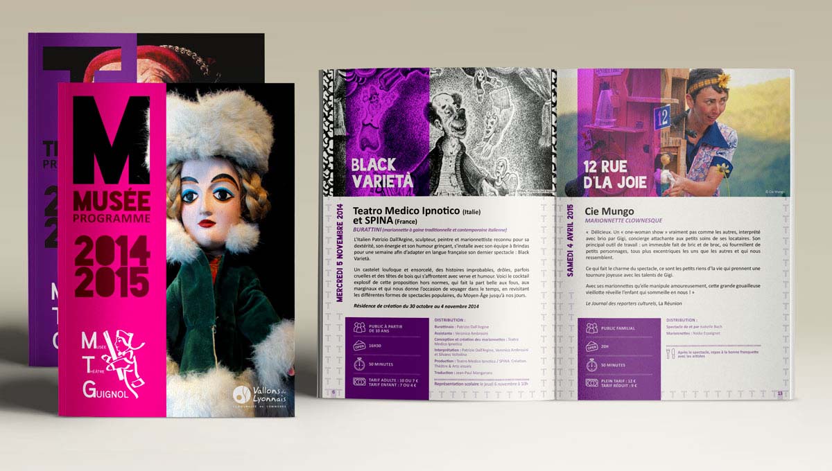Création Catalogue / Rapport / Guide Vallons du Lyonnais Lyon