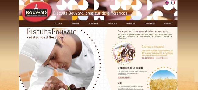 Biscuits Bouvard : nouveau site internet