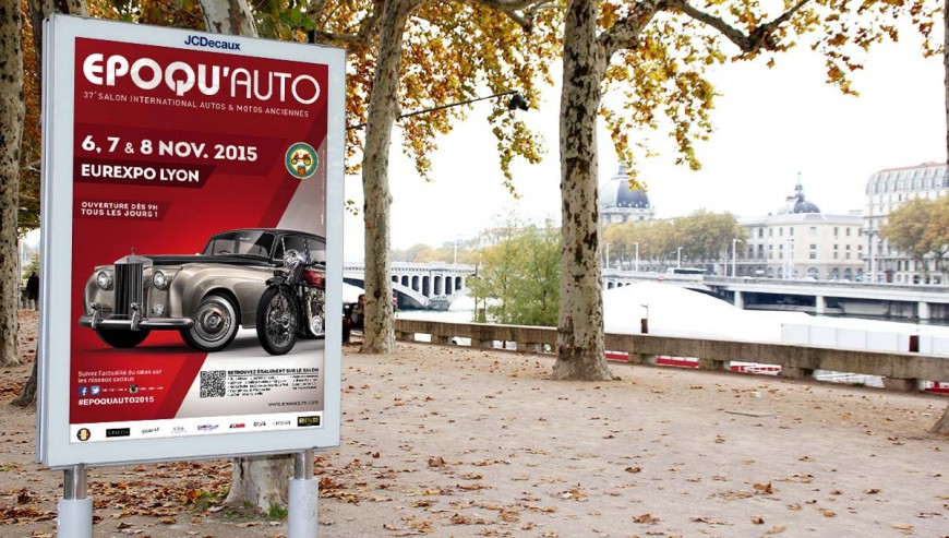 La campagne Epoqu'auto 2015 s'affiche dans Lyon !