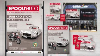  création Campagne de communication 2012 Lyon Epoqu'Auto - campagne 2012