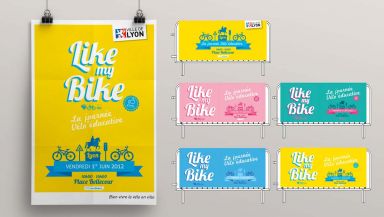 création Campagne citoyenne - Like my Bike Lyon Ville de Lyon - Like my bike