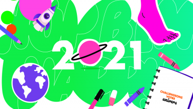  création Gif Vœux 2021 Lyon Ciao 2020 ! Go go go 2021 !
