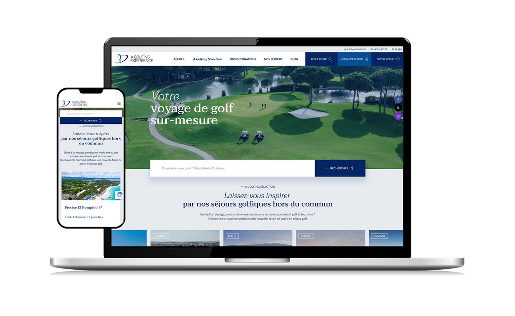 a-golfing-site-internet-responsive