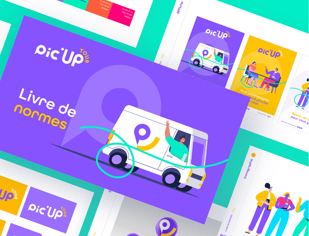 template-powerpoint-picup-tour