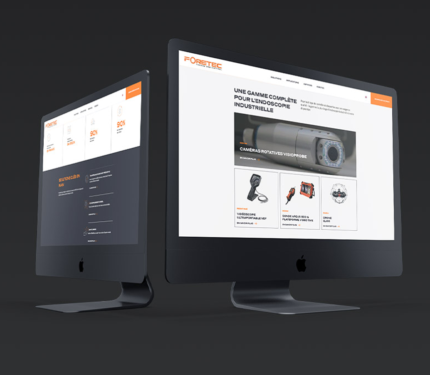 Création site internet WordPress Foretec