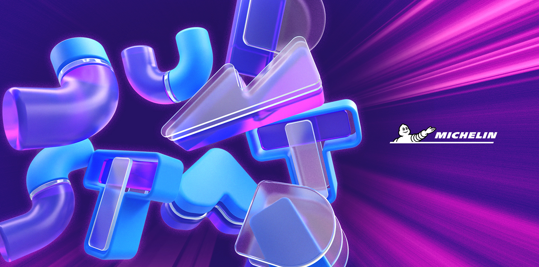 Michelin DOTI campagne, motion design, 3D