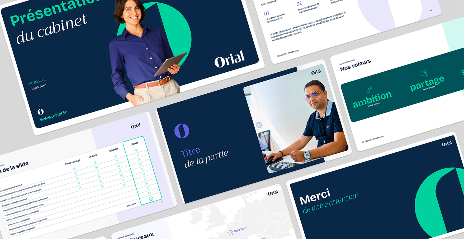 Orial template PowerPoint